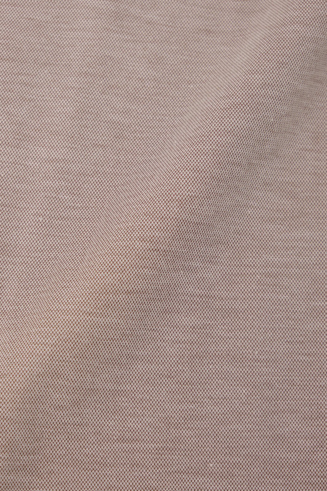 Jersey cotton polo shirt - Taupe