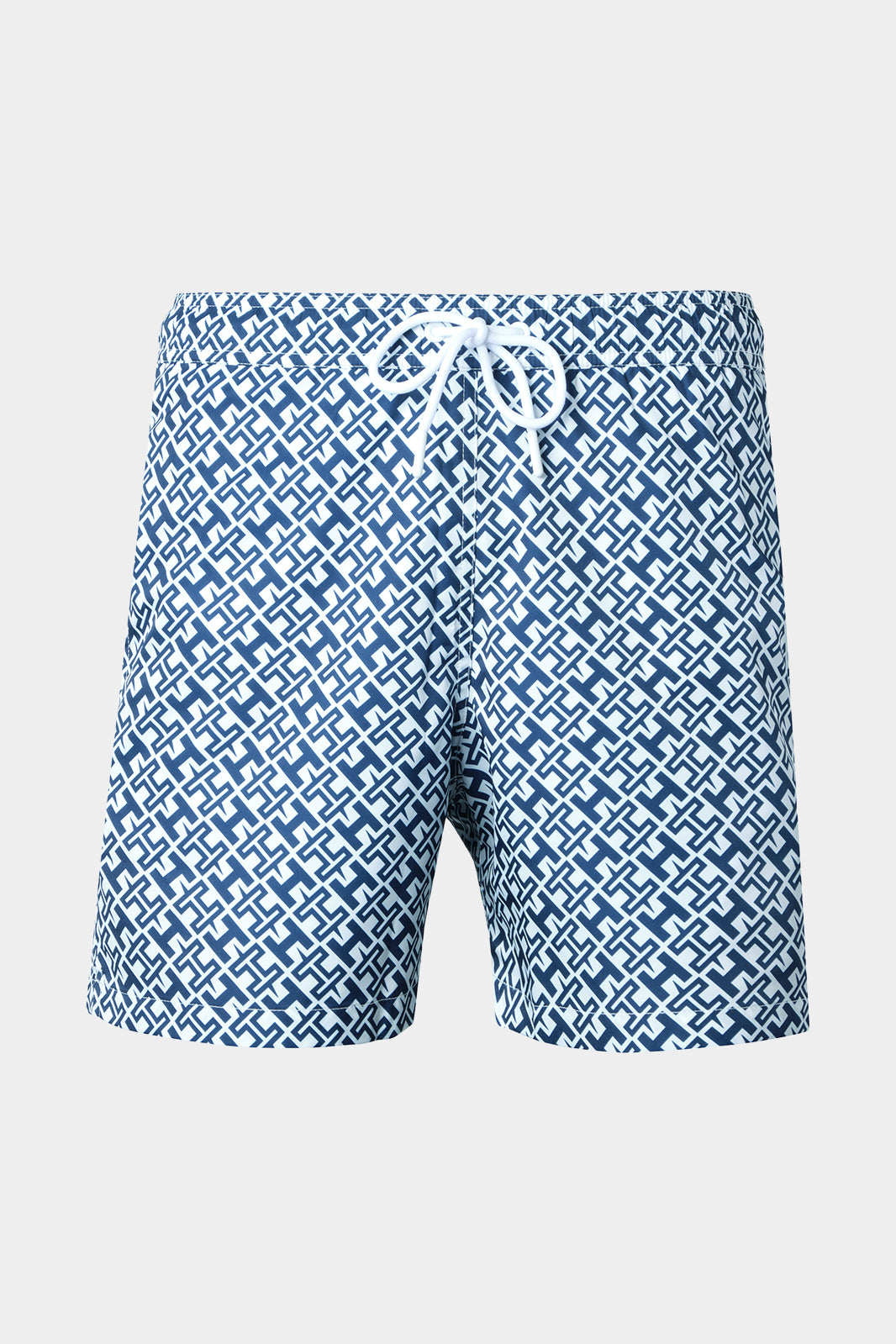 Photo fond blanc d'un maillot de bain Danyberd avec taille élastique, cordon de serrage et embouts en métal finition mate