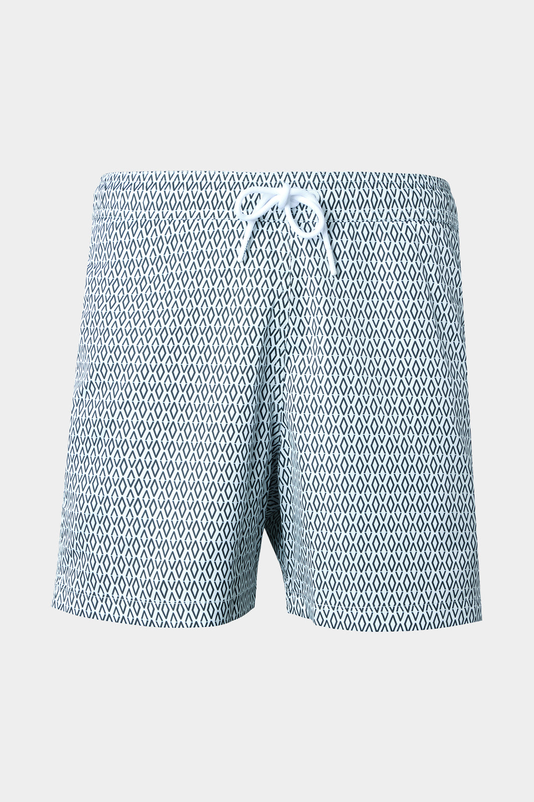 Photo fond blanc d'un maillot de bain Danyberd avec taille élastique, cordon de serrage et embouts en métal finition mate