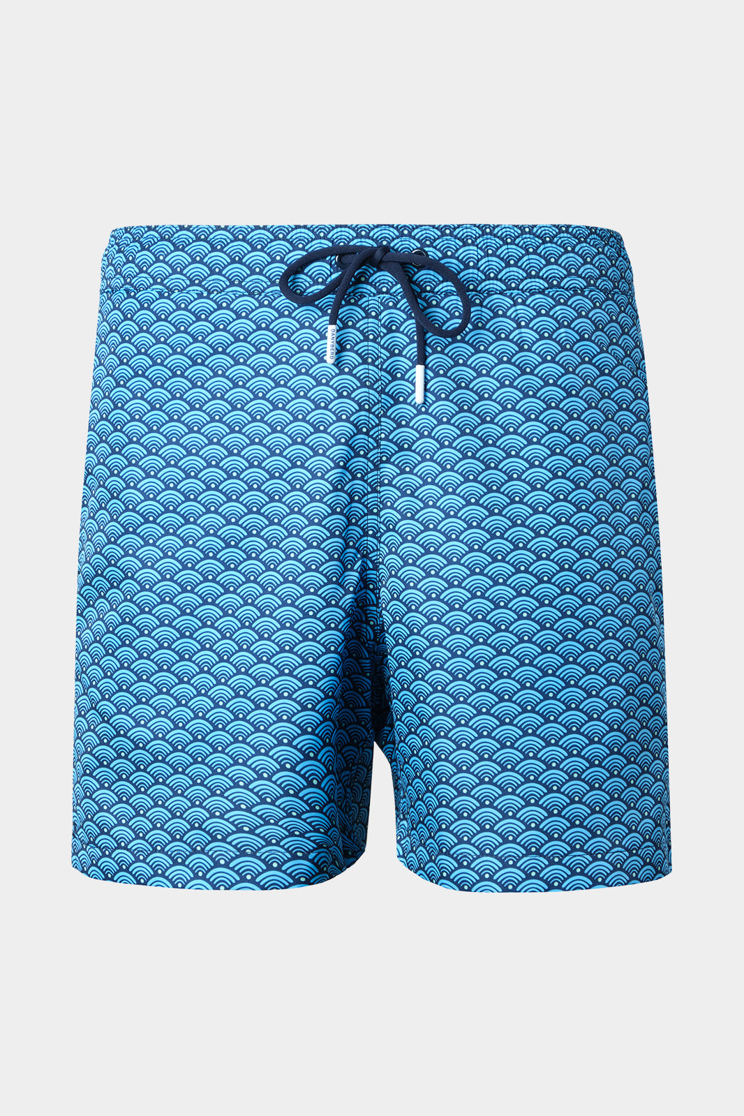 Photo fond blanc d'un maillot de bain Danyberd avec taille élastique, cordon de serrage et embouts en métal finition mate