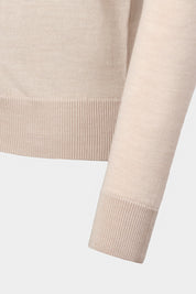 Pull col V - Beige