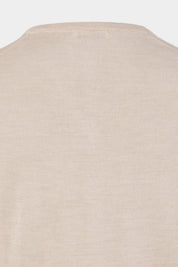 Pull col V - Beige