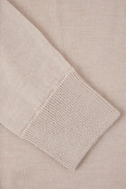 Pull col V - Beige