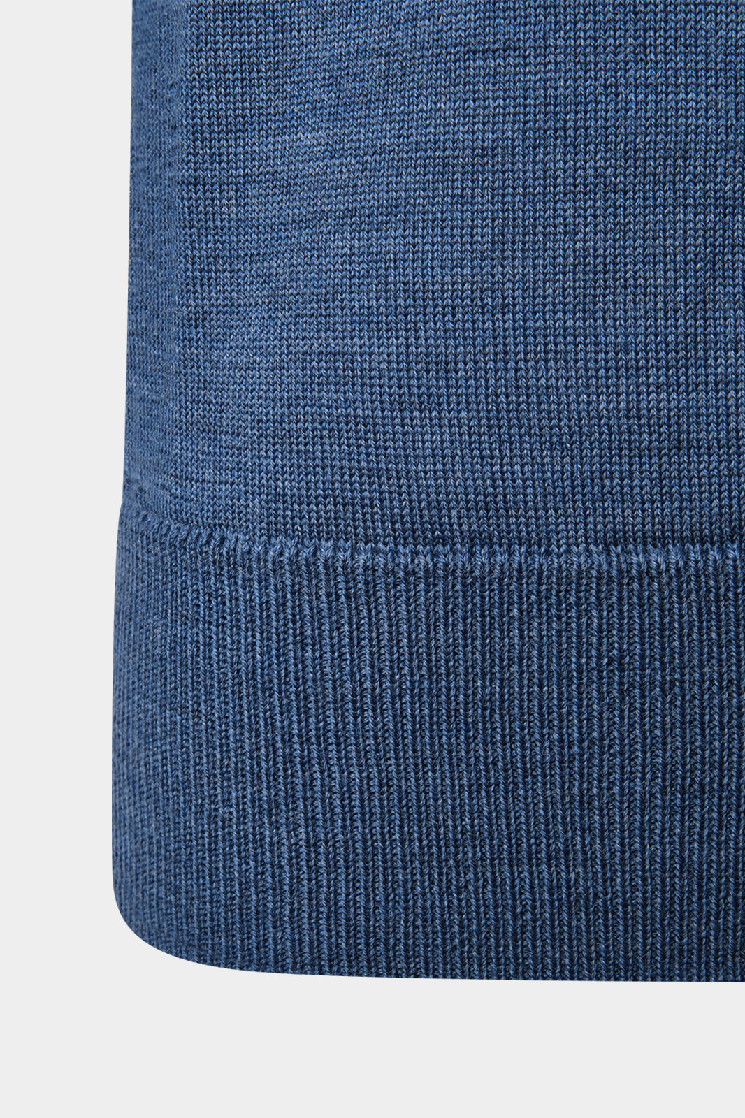 Pull col rond - Bleu jeans