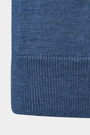 Pull col roulé - Bleu jeans