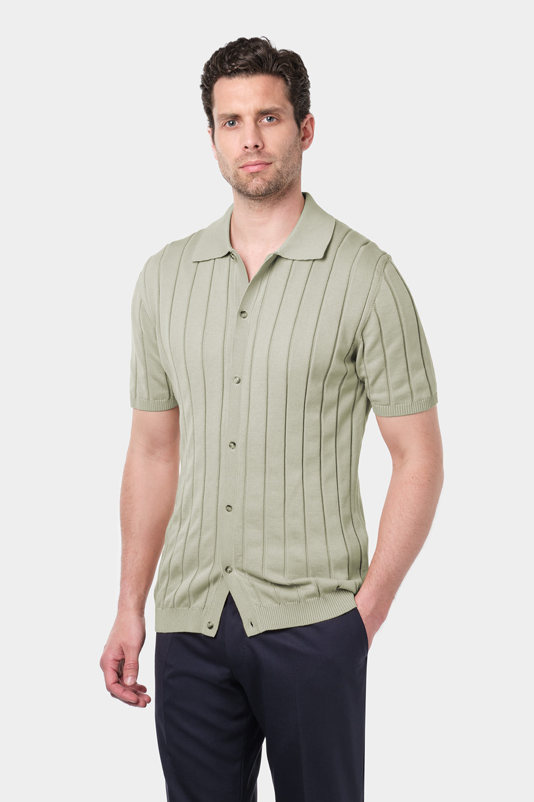 Polo shirt - Sage | Danyberd Polo shirt - Sage | Danyberd