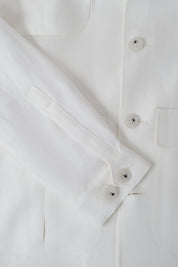 Veste Saharienne en lin - Blanche