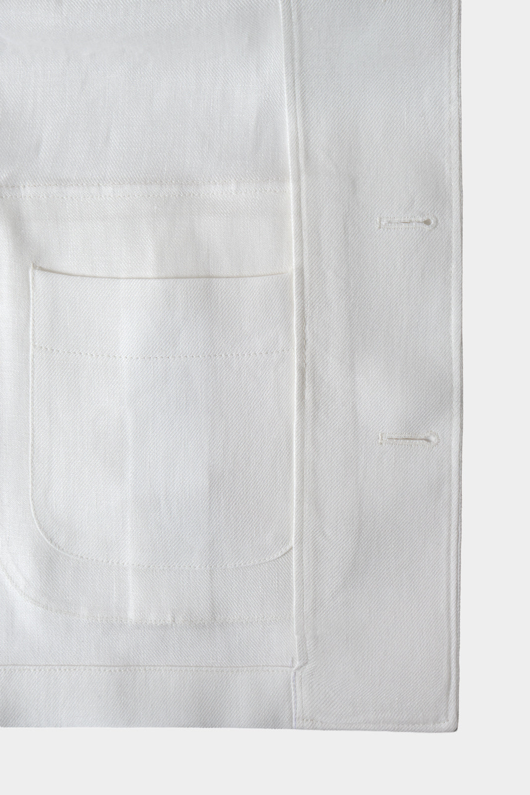 Veste Saharienne en lin - Blanche