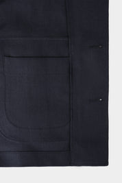 Veste Saharienne en lin - Marine