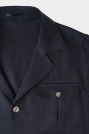 Veste Saharienne en lin - Marine