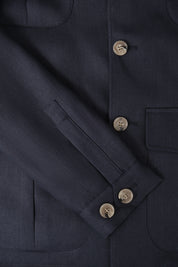 Veste Saharienne en lin - Marine
