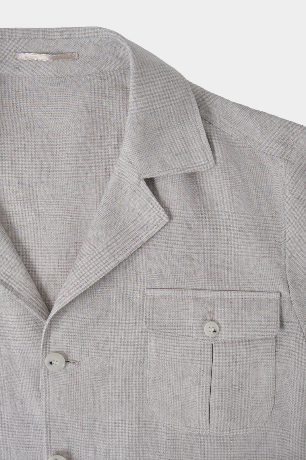 Veste Saharienne en lin - Prince de Galles