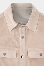 Surchemise en peau - Beige