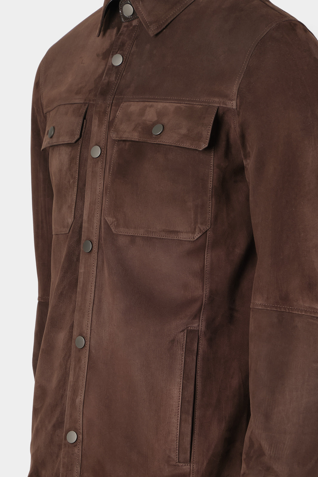 Surchemise en peau - Marron