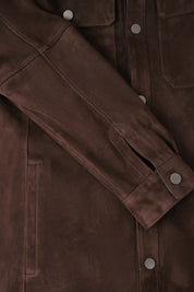 Surchemise en peau - Marron
