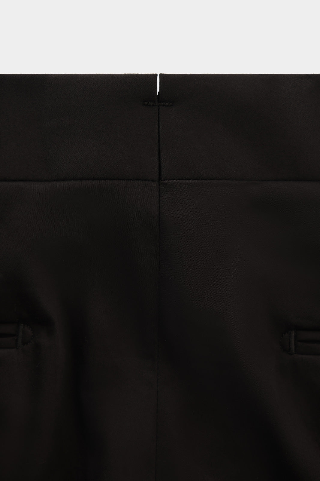 Pantalon à patte de serrage en coton - Noir