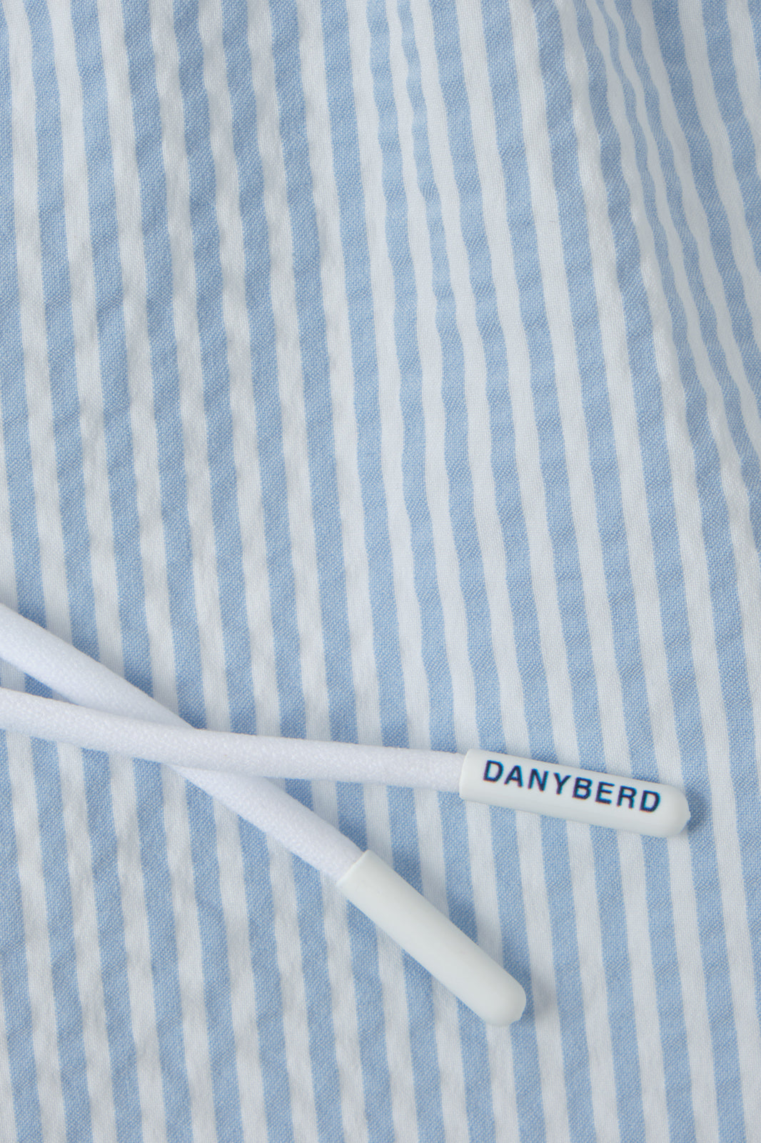 Seersucker striped swim shorts for KIDS