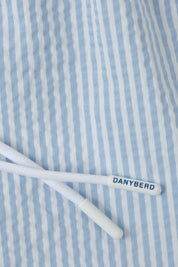 Seersucker striped swim shorts for KIDS
