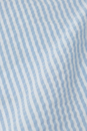 Seersucker striped swim shorts for KIDS