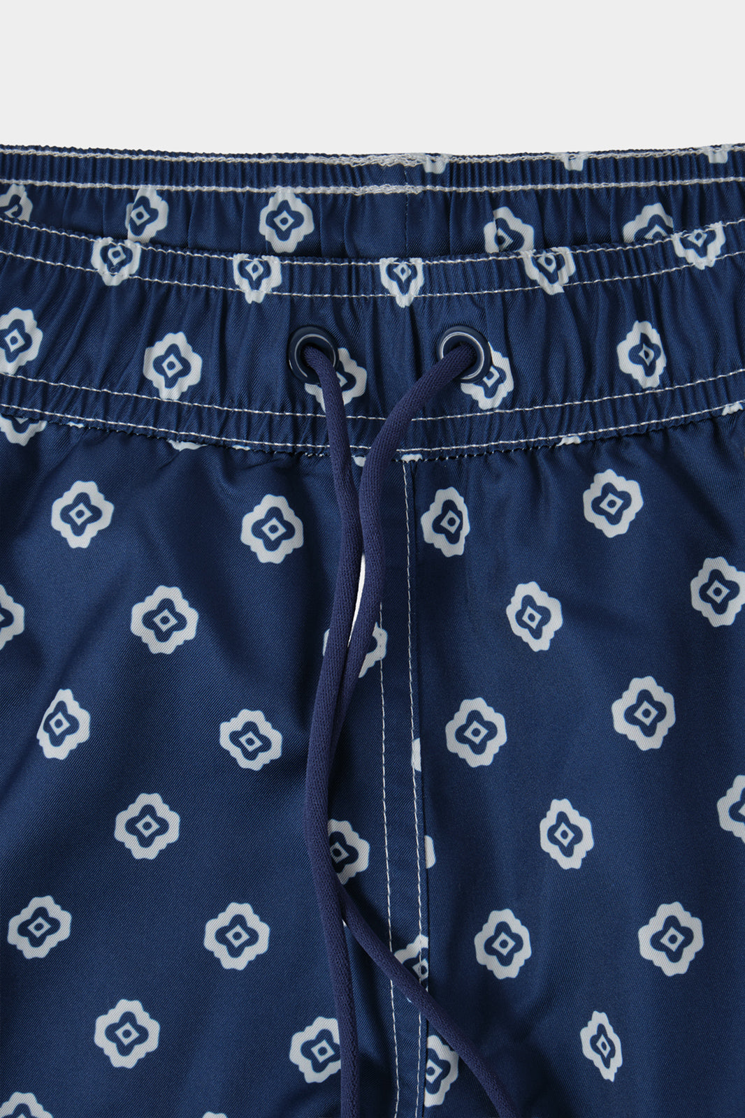 Navy swim shorts with white flowers - missing photo, alt text - Swiss price 90