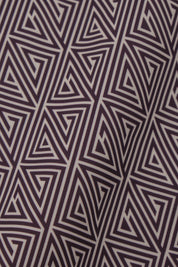 Short de bain à motif marron