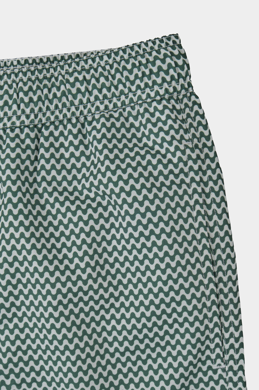 Short de bain ENFANT kaki à motif vague