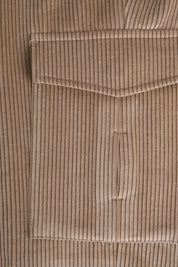 Pantalon cargo en velours côtelé - Camel