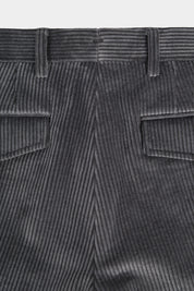 Flannel Cargo Pants - Charcoal Grey