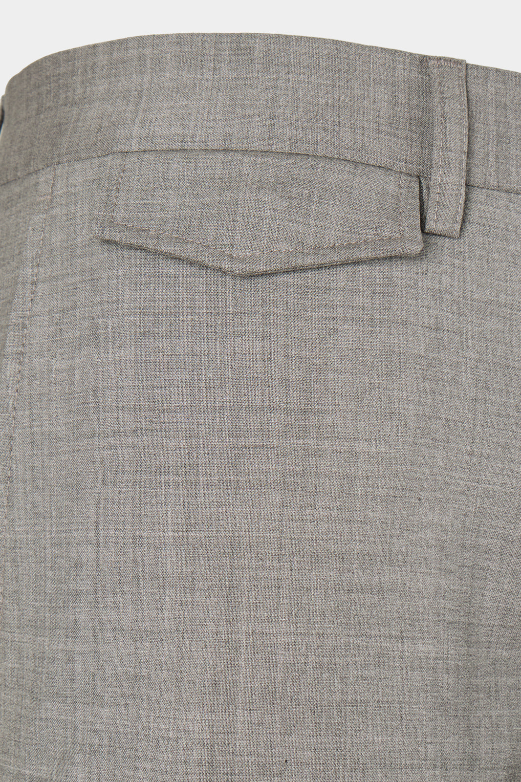 Pantalon cargo en laine stretch - Gris