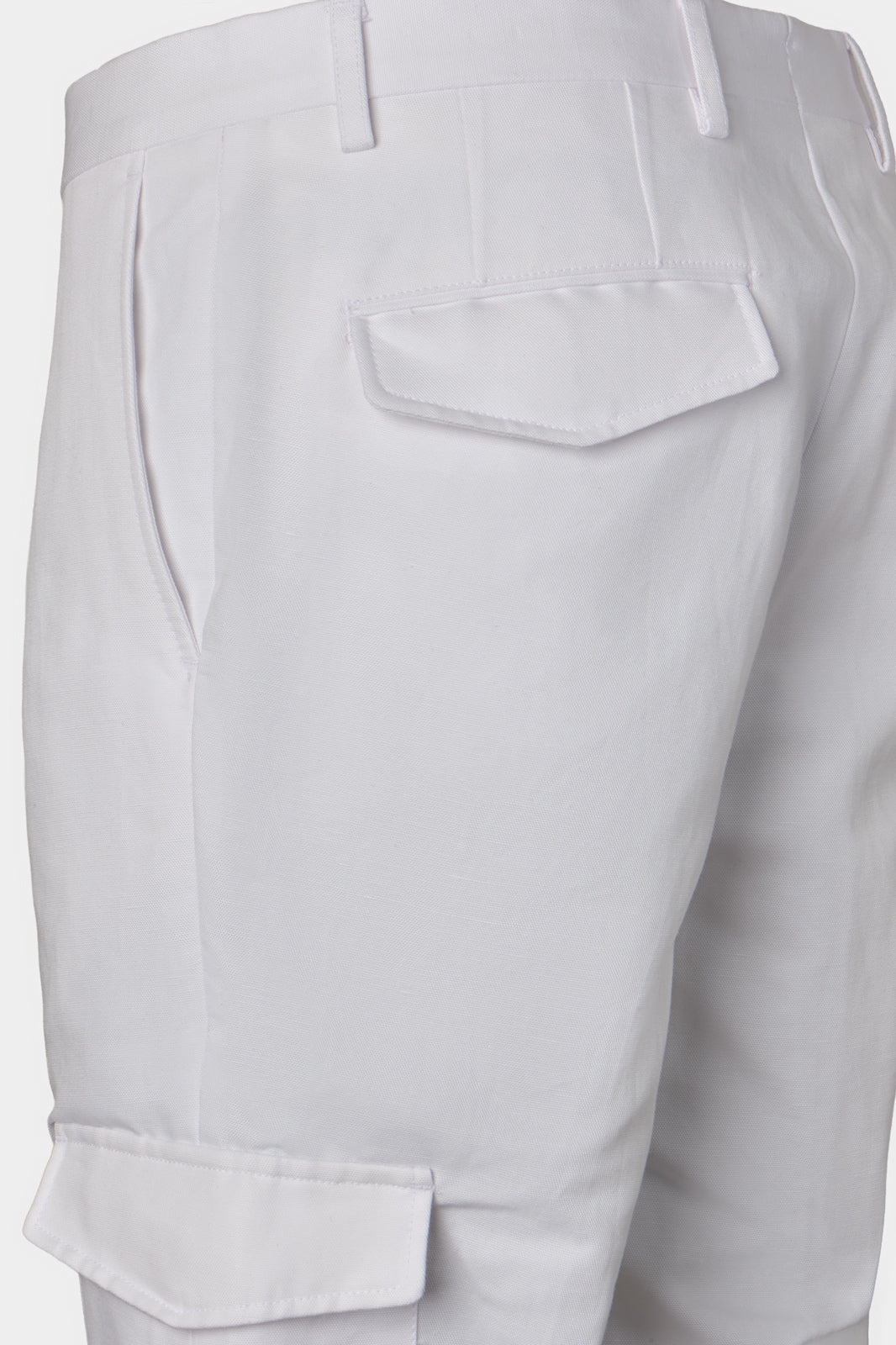 Pantalon cargo - Blanc