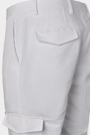 Pantalon cargo - Blanc