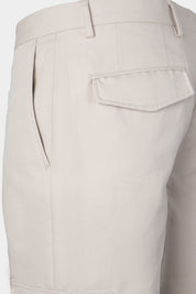 Pantalon cargo - Gris clair