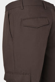 Pantalon cargo - Marron