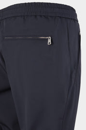 Technical jogger pants with zip pockets - Navy
