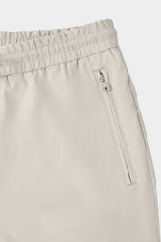 Pantalon jogpant technique poches zippées - Ecru