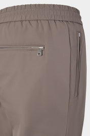 Pantalon jogpant technique poches zippées - Taupe