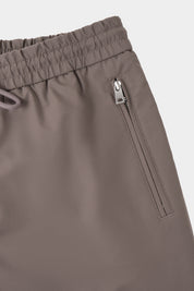 Pantalon jogpant technique poches zippées - Taupe