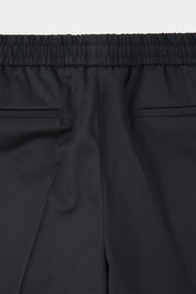 Pantalon jogpant en laine oversize - Noir