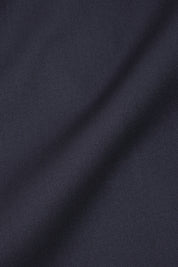 Oversized pleated wool trousers - Navy