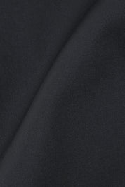 Oversized pleated wool trousers - Black