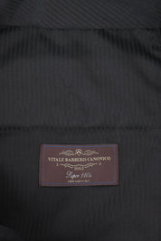 Oversized pleated wool trousers - Black