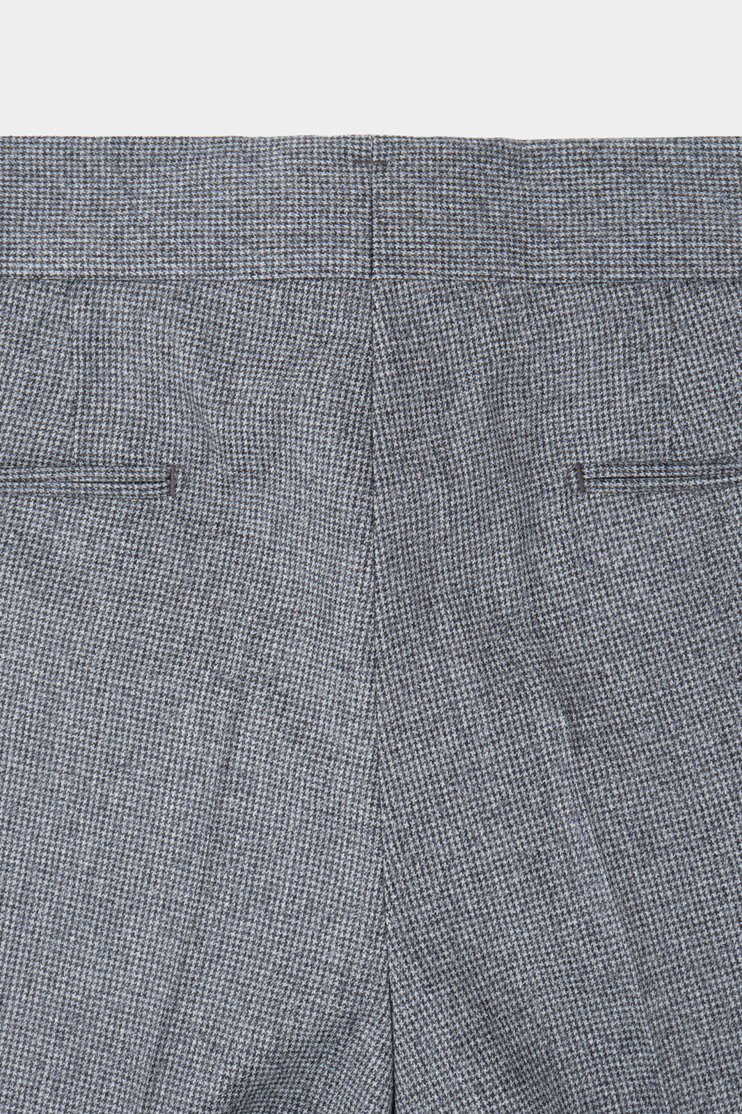 Oversized pleated trousers - Houndstooth grey