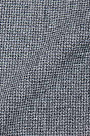 Oversized pleated trousers - Houndstooth grey