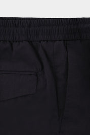 Pantalon Jog Crush zippé en Nylon froissé - Noir