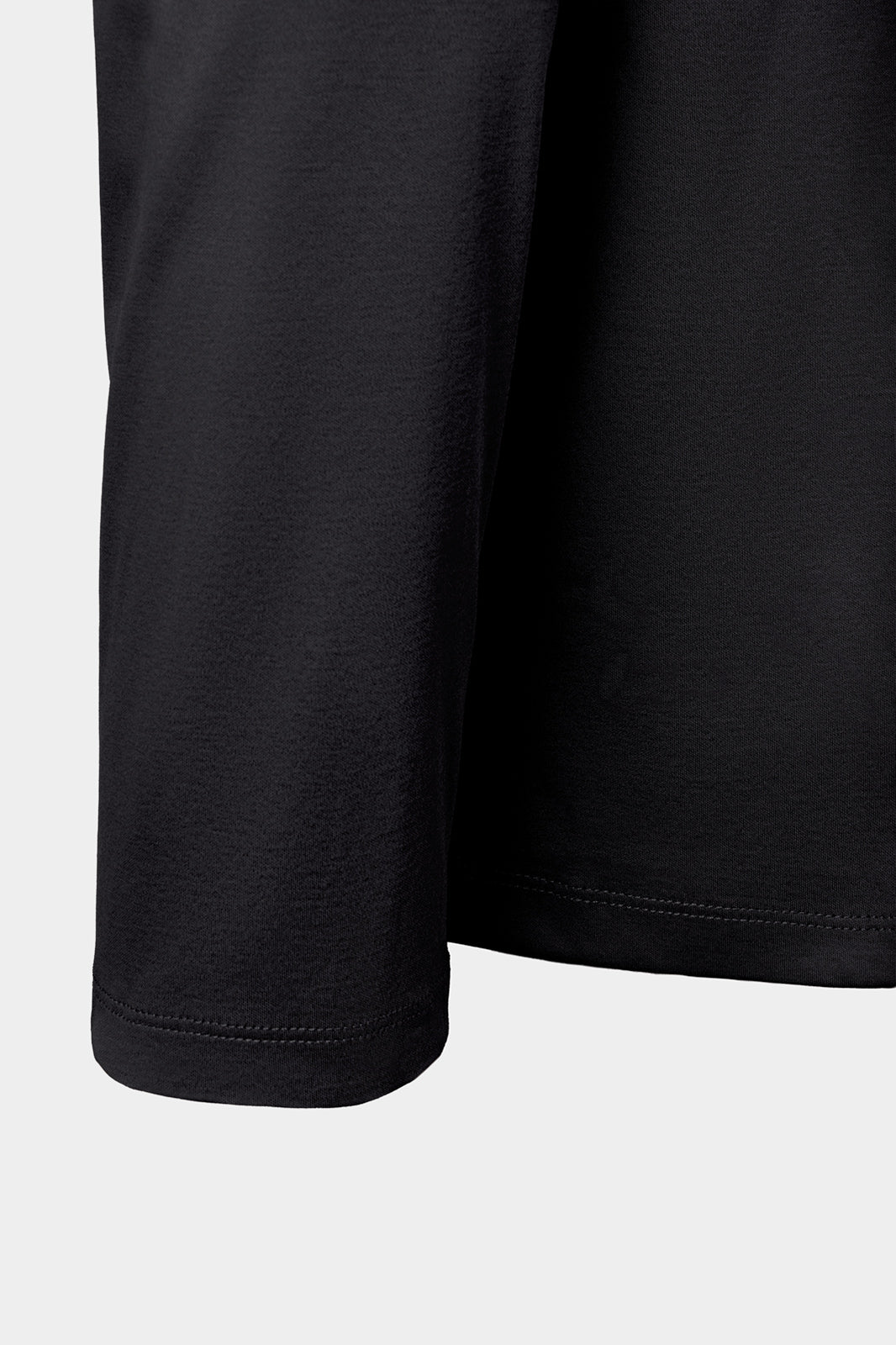 T-shirt manches longues en ice coton - Noir