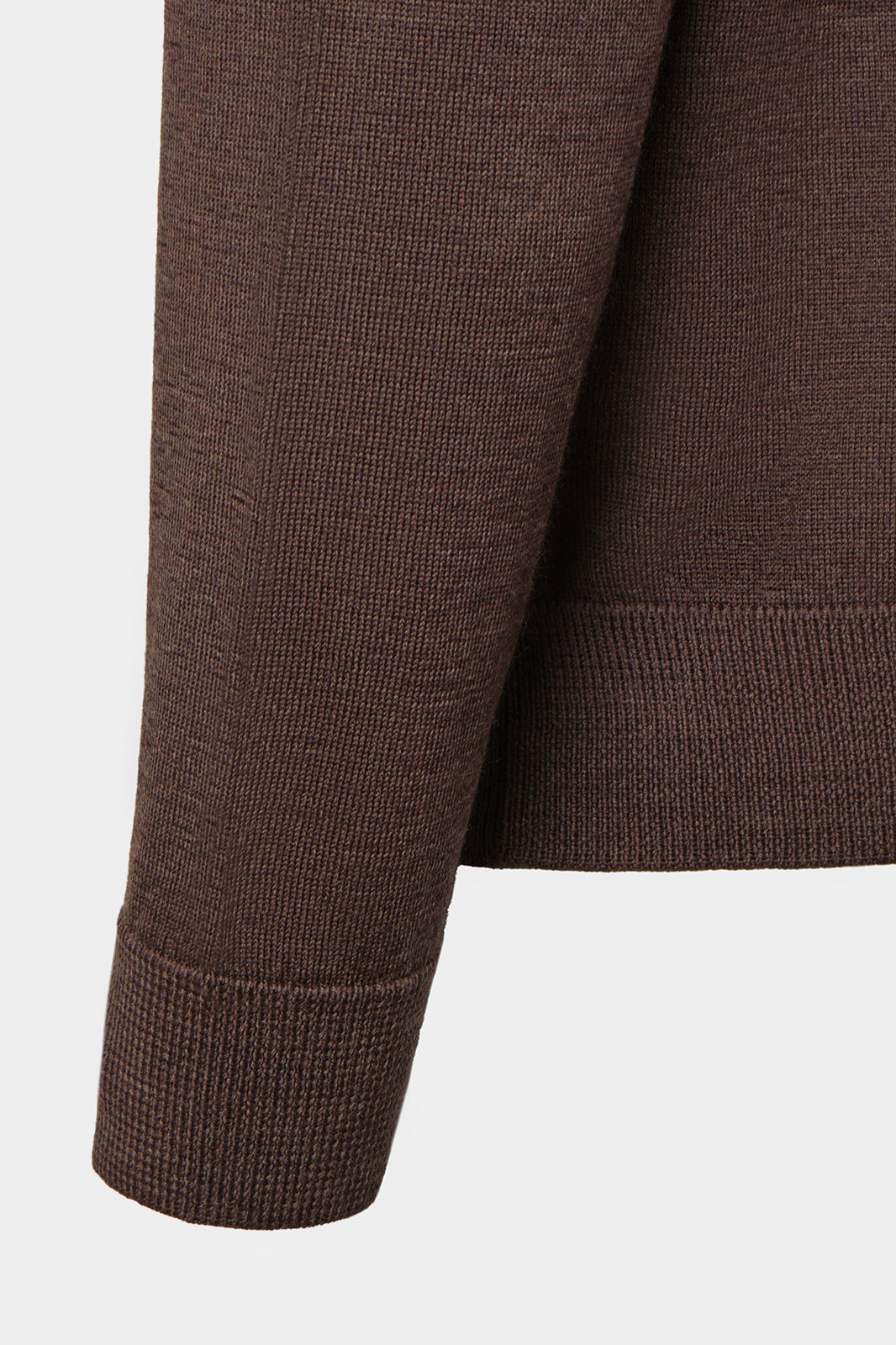 Wool zip-up cardigan - Brown - Swiss price 169 - missing photos and alt text