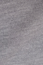 Gilet zippé à capuche en laine - Gris moyen