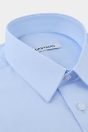 Chemise col couture - Bleu Ciel