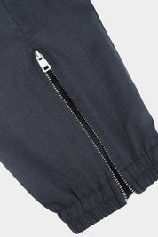 Pantalon Jog Zip - Gris Anthracite