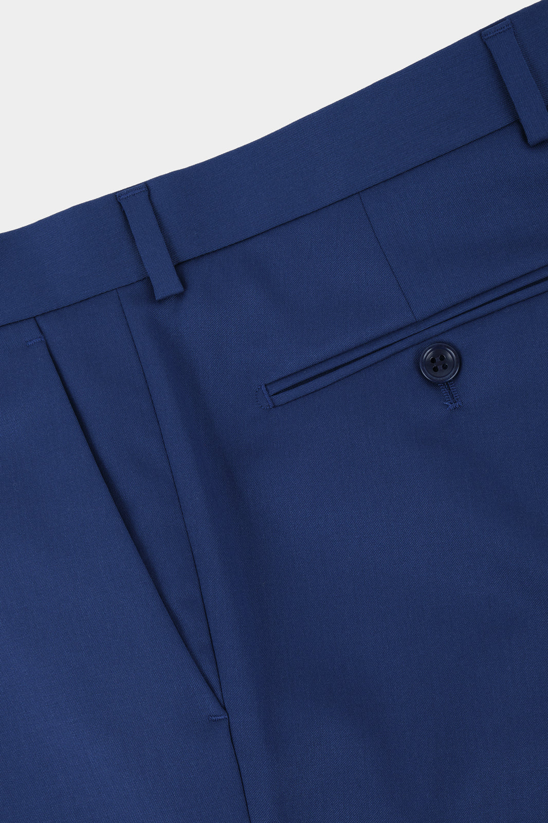 Costume revers fin - Bleu lumineux